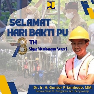 Hari Bhakti PU ke-78 – sub Dinas Pengairan Sigap Membangun