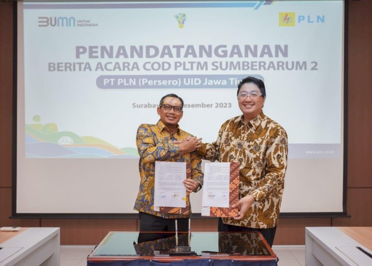 PLTM Sumber Arum 2 x 1.5 MW Beroperasi, PLN Perkuat Pasokan Listrik Hijau