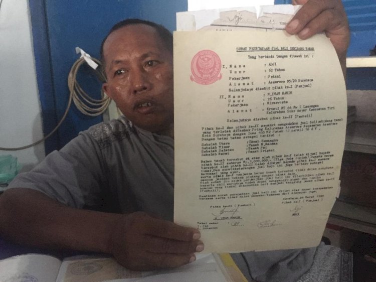 Diduga Jual Tanah Ilegal, Dilaporkan ke Polda Jatim