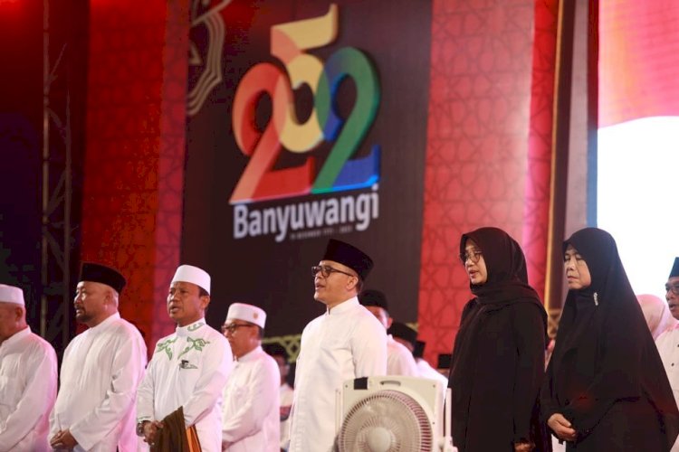 Shalawatan Meriah Tutup Perayaan Harjaba 252 di Banyuwangi