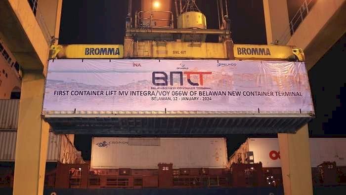 Belawan New Container Terminal Resmi Beroperasi