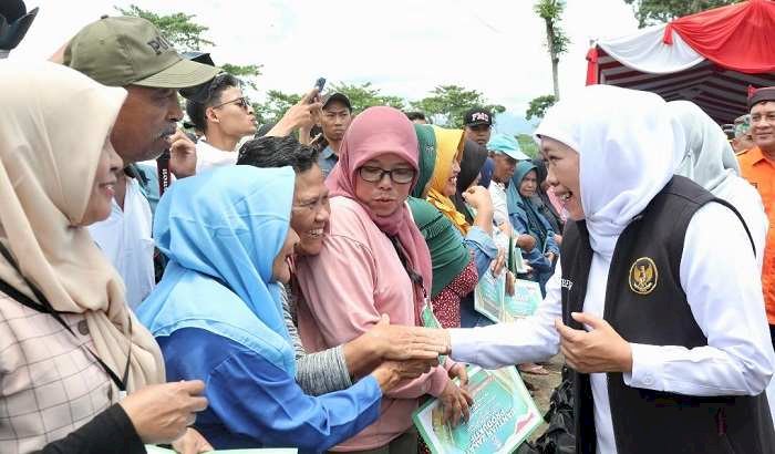 Launching Pembangunan Hunian Relokasi Korban Banjir Bandang Banyuwangi, Gubernur Khofifah Targetkan 3 Bulan Selesai