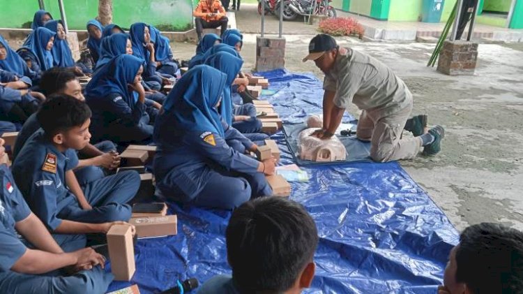 Kurangi Risiko Bencana, SMKN 1 Mejayan Gelar SPAB