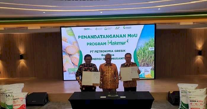 SGN MoU dengan PT Petrokimia Gresik,  Penuhi Kebutuhan Pupuk Petani Tebu Mitra Melalui Program Makmur  