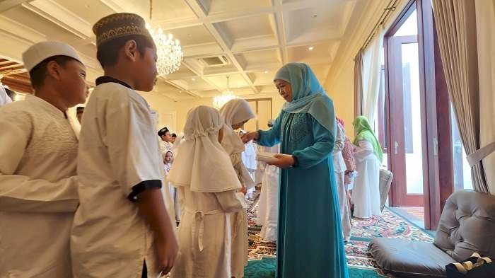 Ketum Muslimat NU, Khofifah: Amaliyah Ramadan Santunan Anak Yatim Jadi Anjuran Utama Rasulullah