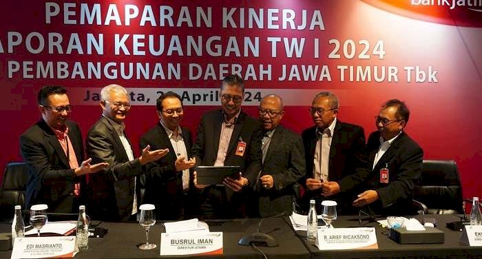 Bank Jatim Catat Kinerja Positif di Triwulan I 2024