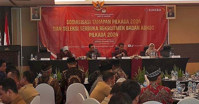 KPU Kota Kediri Sosialisasikan Pilkada dari Persyaratan hingga Calon Independen