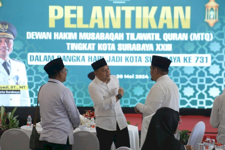 Wali Kota Lantik Dewan MTQ Surabaya