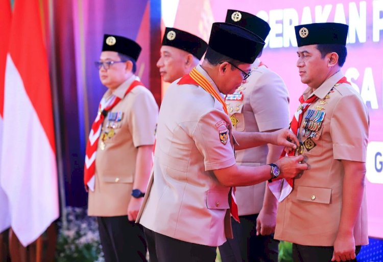 Pj Wali Kota Nurkholis Dinilai Berprestasi dan Berkontrubusi Terhadap Pramuka