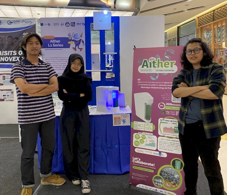 Mahasiswa ITS Air Purifier Berbasis Bioteknologi Mikroalga