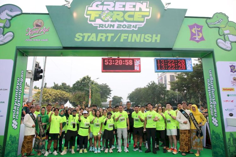 Ikuti Green Force Run 2024, Eri Cahyadi Lari Bersama 3500 Peserta