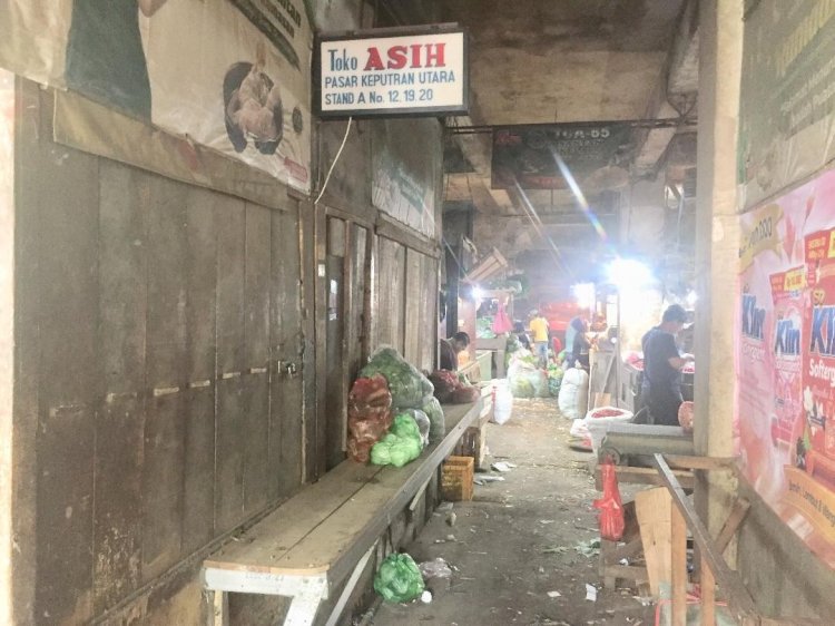 Toko Asih di Pasar Keputran Dibobol Maling