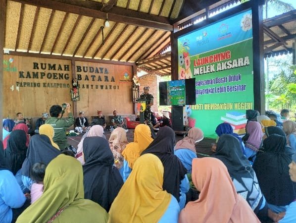 Launching Program Melek Aksara, Babinsa Dikerahkan Jadi Guru Dadakan