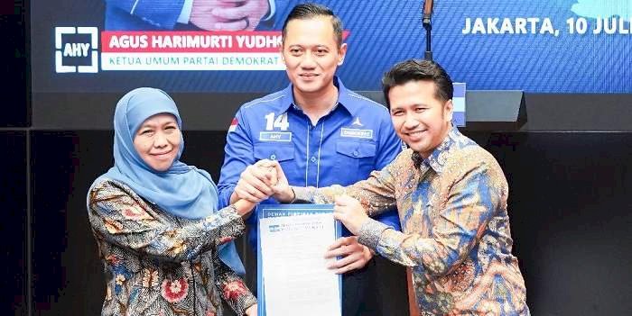 Partai Demokrat Resmi Usung Khofifah-Emil di Pilgub Jatim 2024, Pasangan Ideal Siap Wujudkan Kesejahteraan Jatim