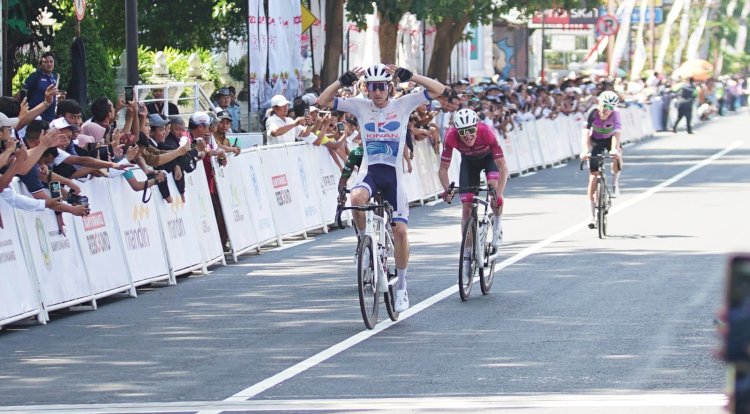 Yellow Jersey Etape Pertama TdBI jadi Milik Pembalap Australi