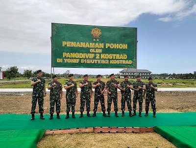 Pangdivif 2 Kostrad Kunjungi Markas Baru Yonif Raider 515 di Banyuwangi