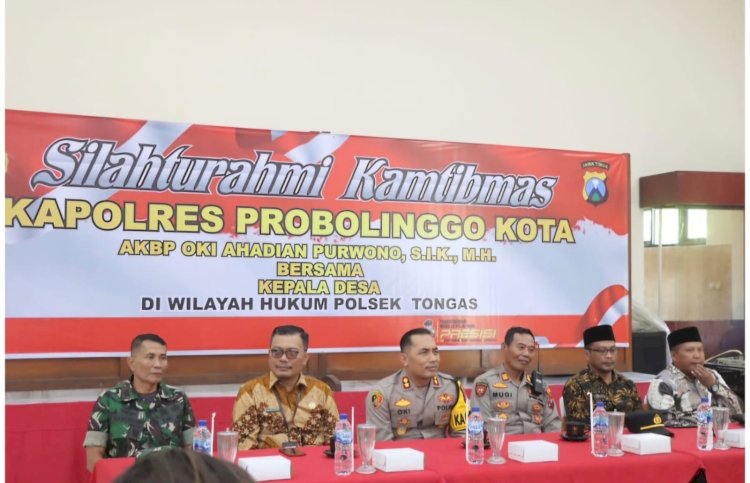 Seminggu Menjabat, Kapolresta Probolinggo Silaturahim Kades Se-Tongas