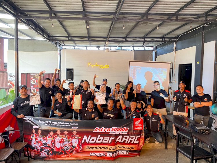 Komunitas Honda Gelar Sunmori dan Nobar ARRC 2024