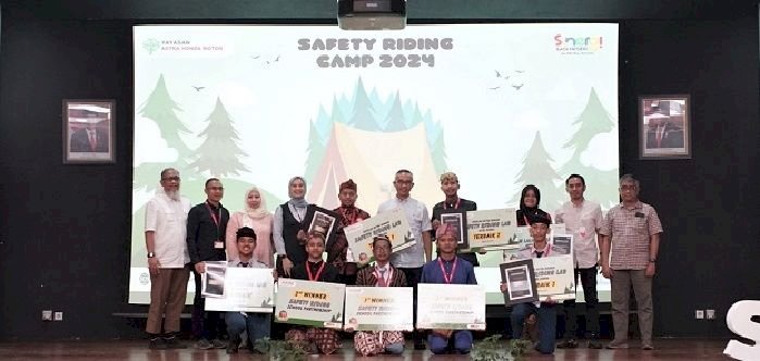 Duta Safety Riding Perwakilan MPM Honda Jatim,  Raih Terbaik Ke-2 pada 2 Kategori