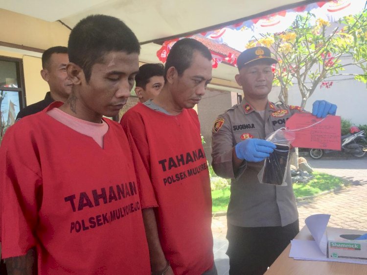 Dua Penjambret Tas Wanita Ditangkap Polsek Mulyorejo