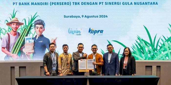 Penuhi Permodalan Petani Tebu,  SGN Gandeng Bank Mandiri