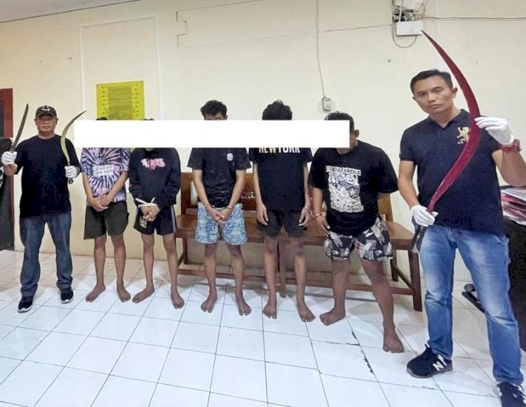 Bacok Remaja, Geng Motor di Banyuwangi Ditangkap