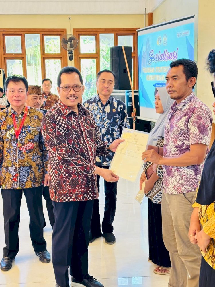 BPN Kabupaten Probolinggo Genjot Pembagian Sertifikat