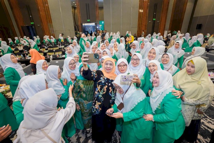 Khofifah Hadiri Konferwil XVI Fatayat NU Jatim