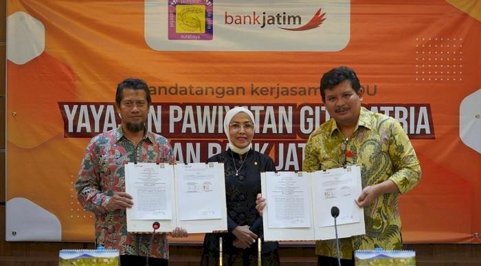 Bank Jatim dan Universitas Narotama Teken MoU