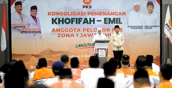 Konsolidasi Pemenangan Pilgub, Khofifah Akui Komitmen PKS Luar Biasa