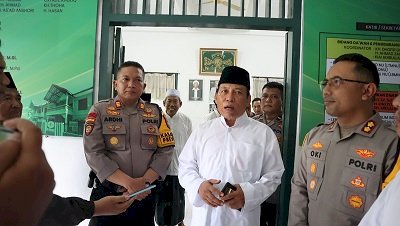 Kapolres Probolinggo Kunjungi PCNU, Jalin Silaturahim Keakraban