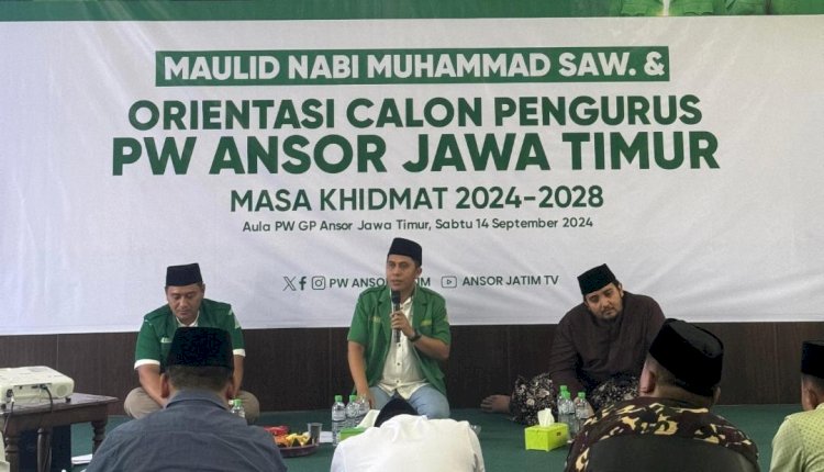 Calon Pengurus GP Ansor Jatim Tandatangani Pakta Integritas