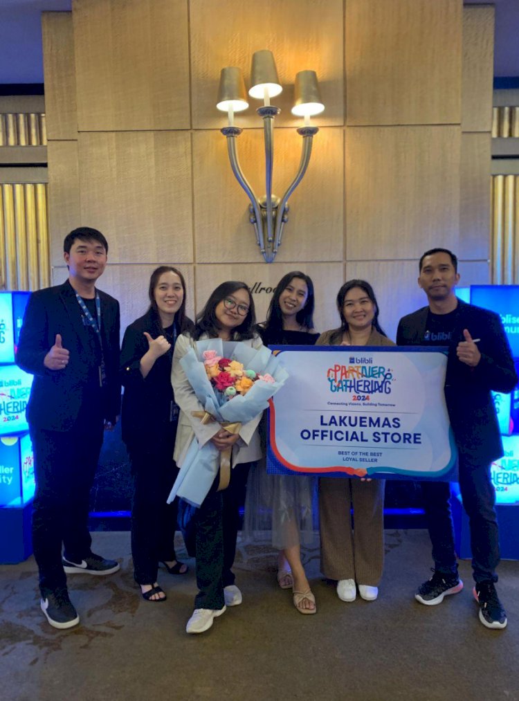 Lakuemas Raih 3 Penghargaan di Blibli Partner Gathering