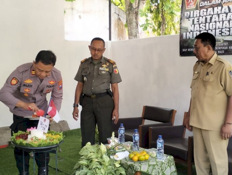 Koramil Giri Kodim 0825 Banyuwangi Gelar Tasyakuran HUT TNI ke-79 Perkuat Sinergi