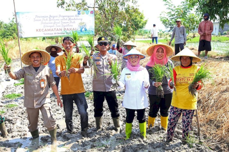 Pemkot dan Kementan Resmikan Irigasi Pompa