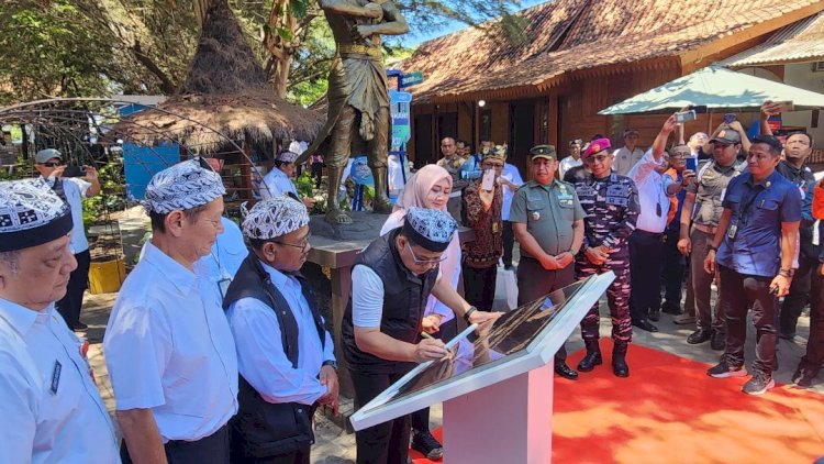 Pj Gubernur Resmikan Destinasi Wisata Majapahit Warriors Underwater