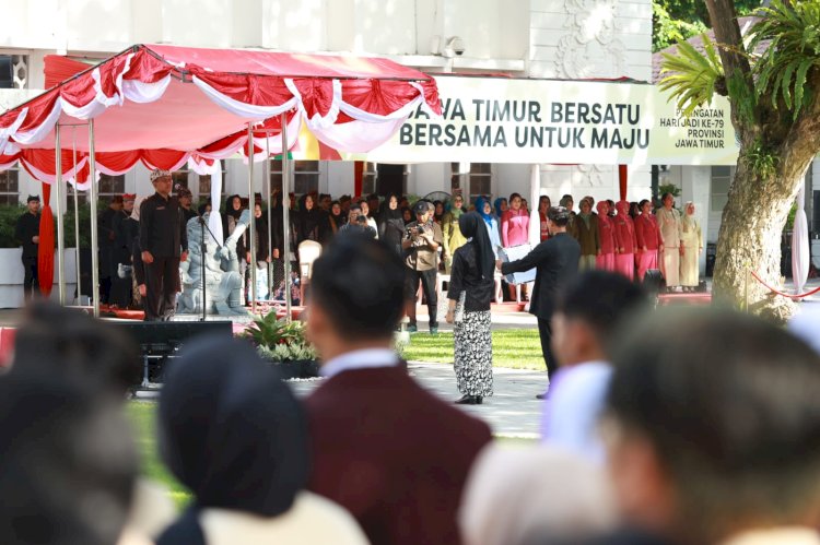 Pemkab Banyuwangi Gelar Upacara HUT ke-79 Provinsi Jatim