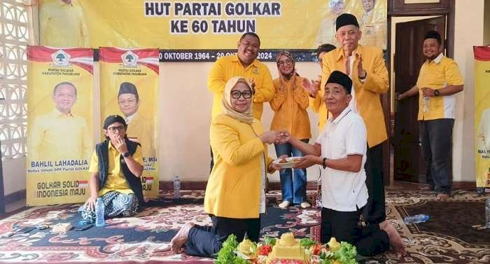 HUT Ke-60, Dirgahayu Golkar,  Udik Djanuantoro Tujuan Utama Berpolitik adalah Mengabdi untuk Rakyat