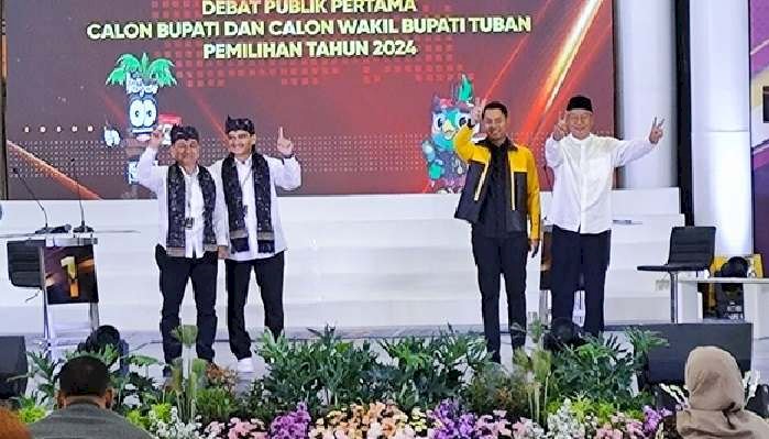 Ketua Tim Pemenangan Nyatakan Paslon Lindra-Joko Unggul dalam Debat Perdana Pilkada Tuban