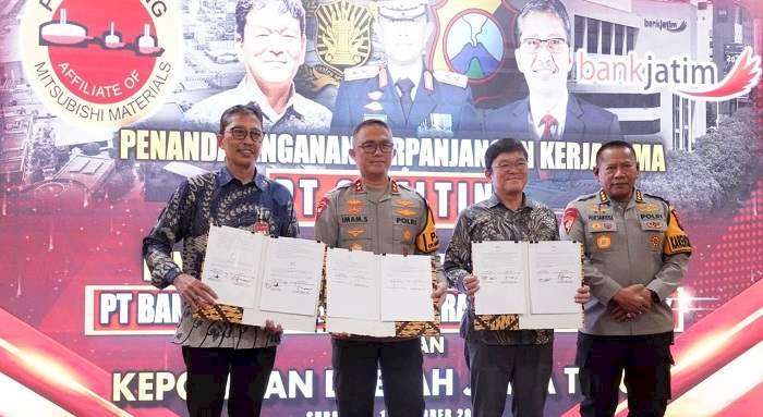 Bank Jatim dan Polda Teken MoU, Kapolda: Ini Langkah Strategis