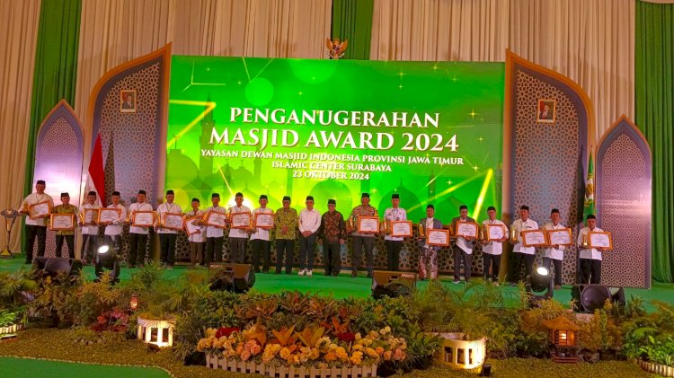 DMI Jatim Gelar Penganugerahan Masjid Award 2024