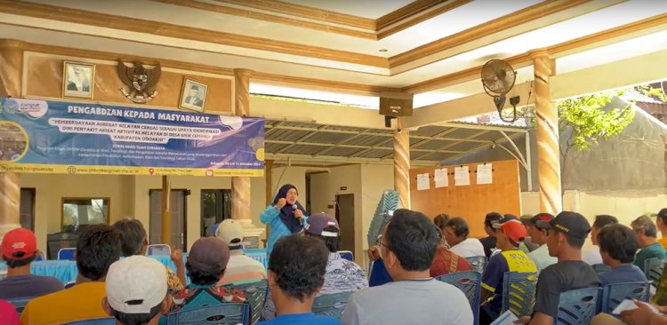 Stikes Hang Tuah Surabaya Edukasi Kesehatan di Desa Gisik Cemandi Sidoarjo