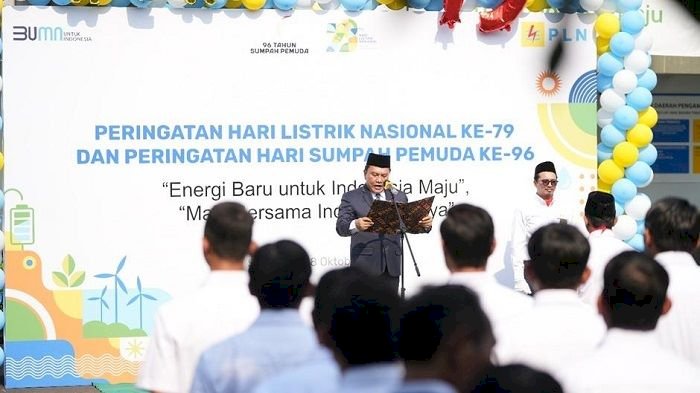 PLN UIP JBTB Gelar Upacara Peringatan Hari Listrik Nasional Ke-79 dan Hari Sumpah Pemuda Ke-96