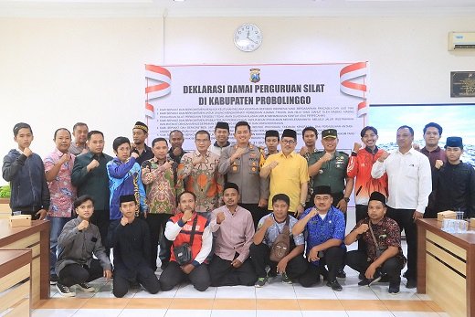 Sempat Bentrok, Kini Perguruan Silat se-Probolinggo Ikrar Damai