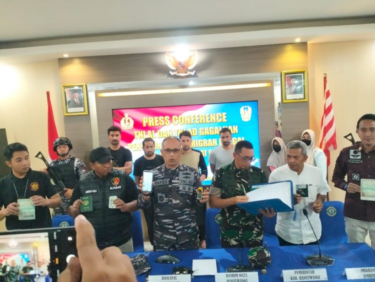 Lanal dan Kodim 0825 Banyuwangi, Gagalkan Penyelundupan Imigran asal Pakistan Tujuan Australia