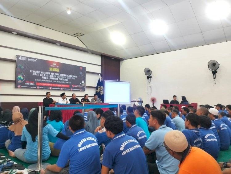 KPU Banyuwangi Gelar Sosialisasi Pilkada 2024 di Lapas