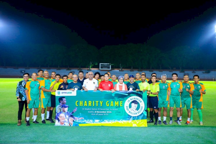 Charity Game Apresiasi Prestasi Legenda Sepak Bola Rudy William Keltjes