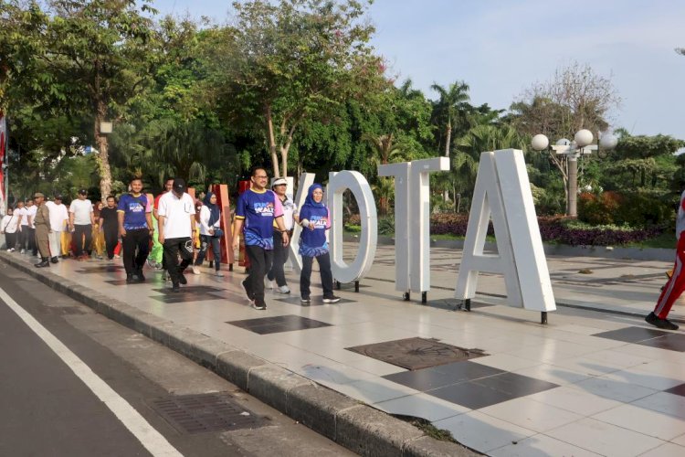 Fun Walk Jadi Ajang Pamitan Pjs Wali Kota