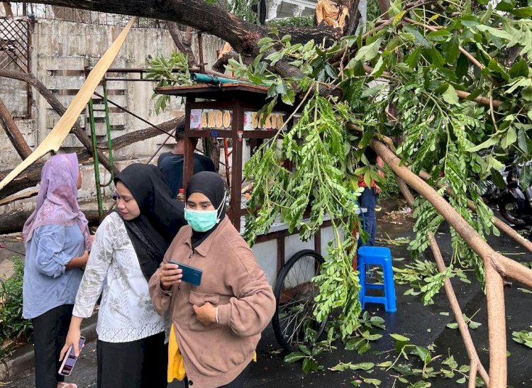 Puting Beliung Serang Mulyorejo dan Gubeng