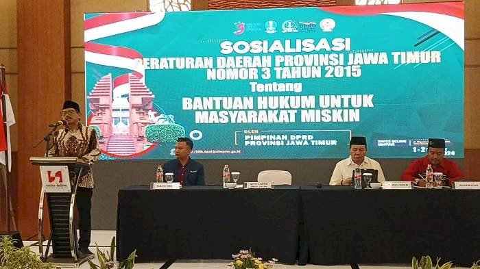 Ketua DPRD Jatim Serap Masukan Publik Terkait Relevansi Perda Bantuan Hukum untuk Masyarakat Miskin